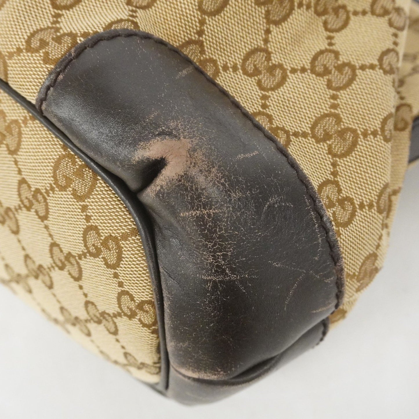 Gucci Gg Canvas Sukey Handbag 247902 Brown