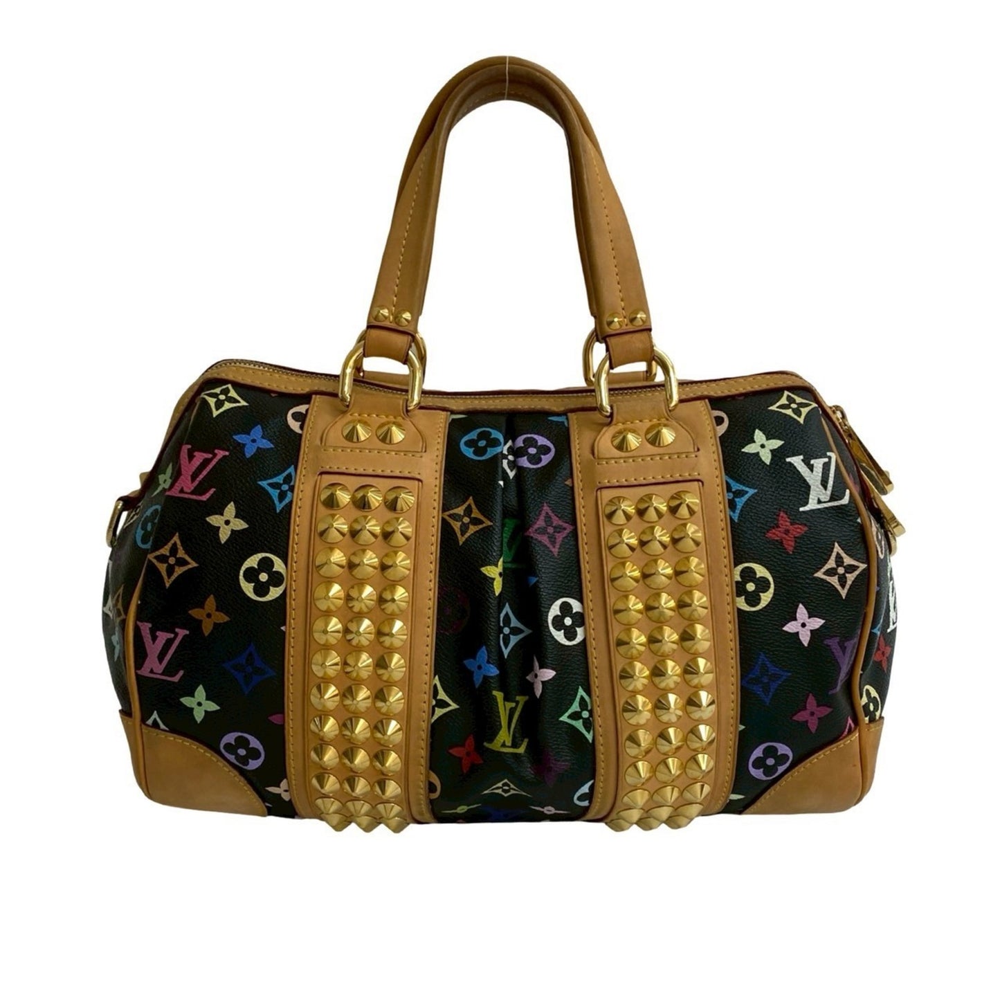 Louis Vuitton Courtney Mm Monogram Multicolor Leather 2-Way Handbag/Shoulder Bag