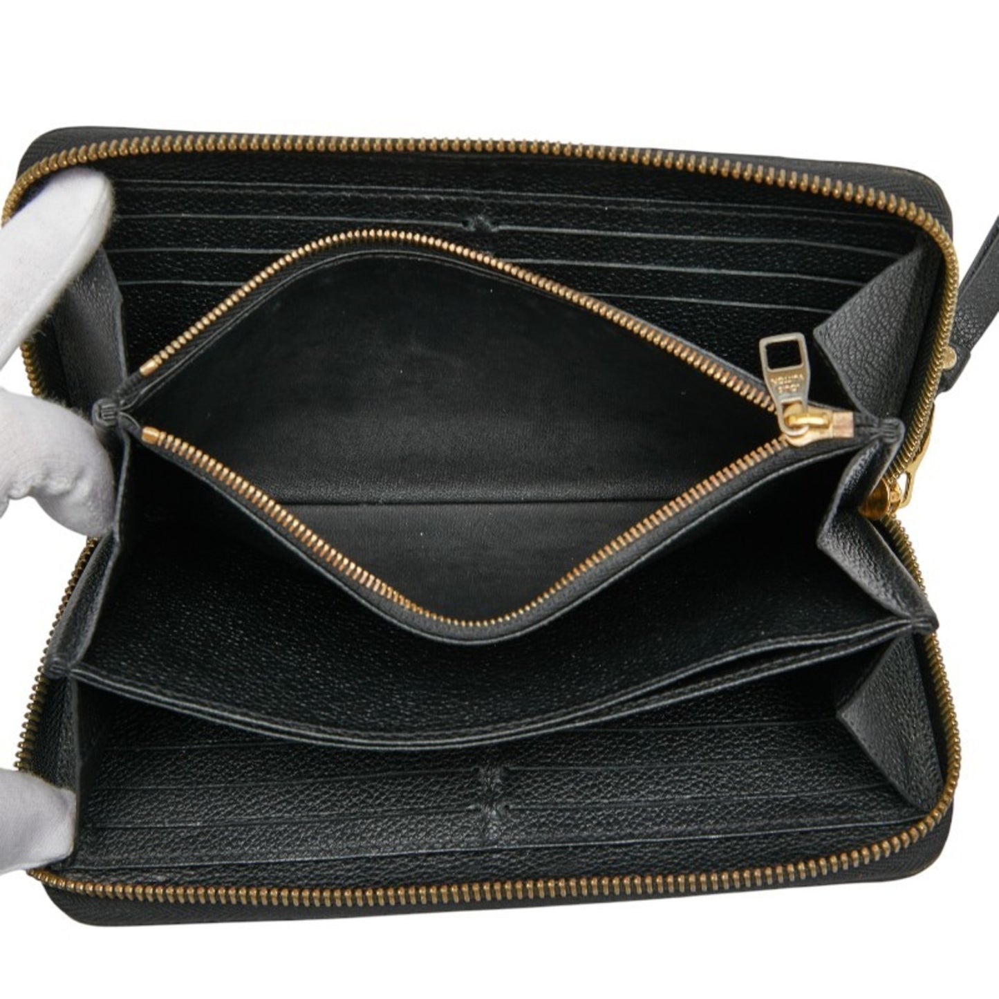 Louis Vuitton Monogram Empreinte Zippy Wallet