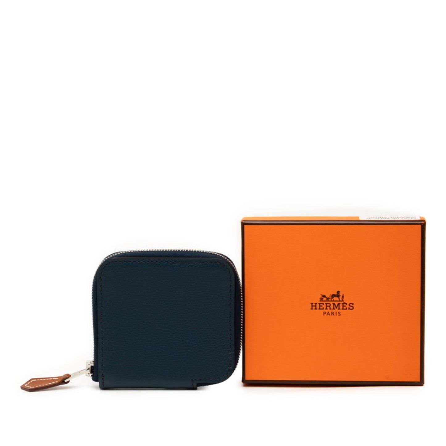 Herms Azap Silkin Compact Wallet/Coin Case