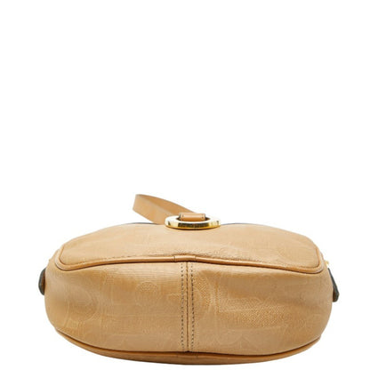 Christian Dior Trotter Crossbody Shoulder Bag In Brown Leather