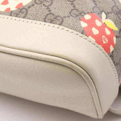 Gucci Les Pommes Apple & Heart Gg Supreme Backpack