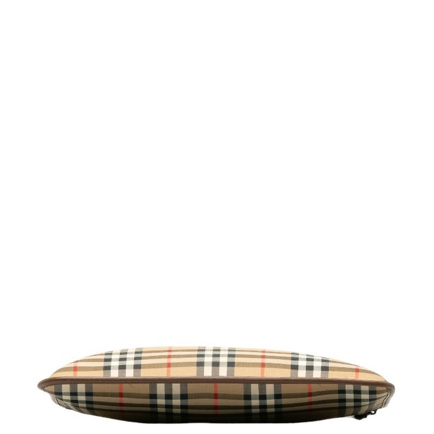 Burberry Nova Check Shadow Horse Clutch Bag In Beige