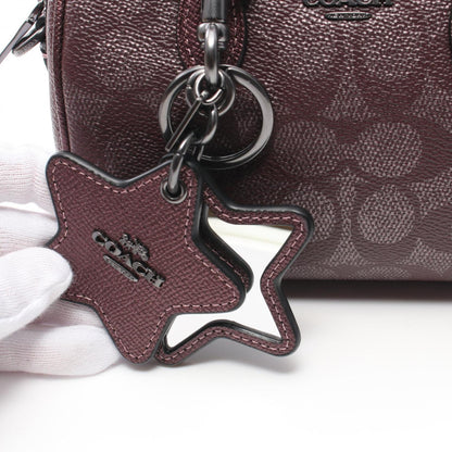 Coach Coach Signature Rowan Handbag Bag Coated Canvas Leather