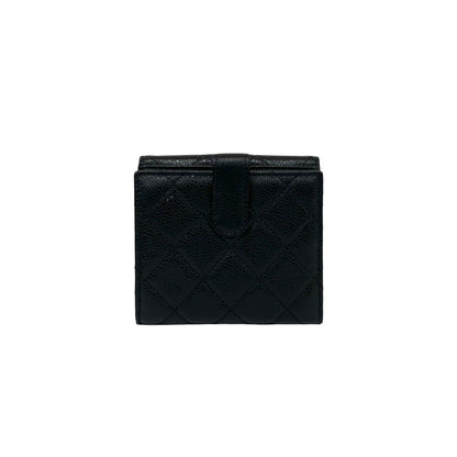 Chanel Matelasse Coco Caviar Leather Bi-Fold Wallet
