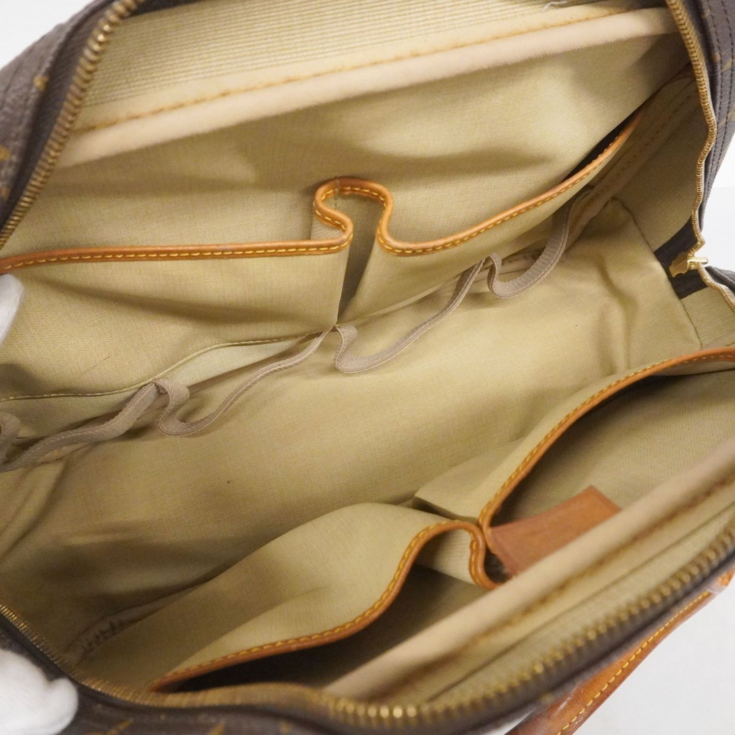 Louis Vuitton Monogram Deauville Handbag M47270 Brown