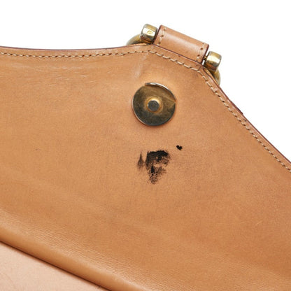 Celine Macadam Handbag In Brown Leather