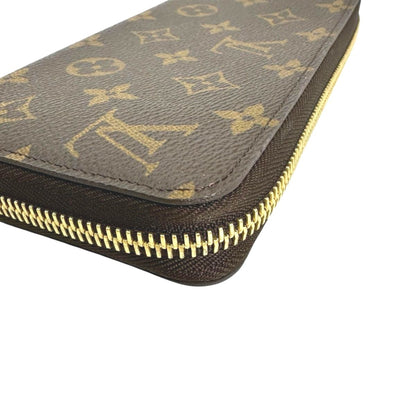 Louis Vuitton Louis Vuitton Long Wallet Round Zipper Monogram Zippy Canvas M42616 Brown