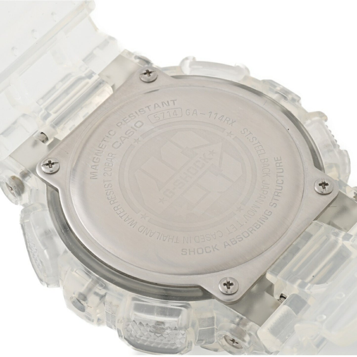 Casio G-Shock 40Th Anniversary Model Ga-114Rx-7Ajf Clear Quartz A-156980