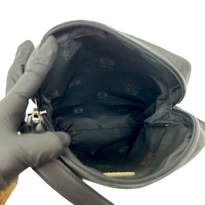 Loewe Anagram Logo Leather Shoulder Bag