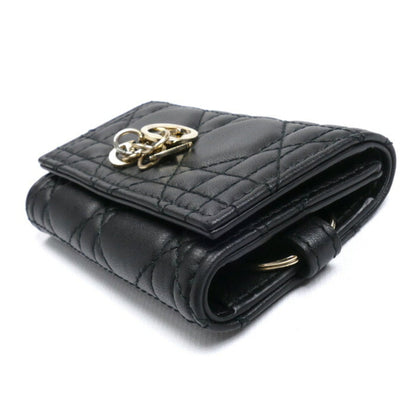 Christian Dior My Aster Key Case Cannage Black S0983Onmj M900