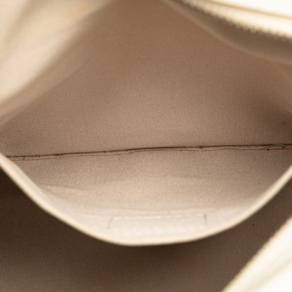 Louis Vuitton Epi Bowling Montaigne Pm Handbag M5932J Ivory White Leather