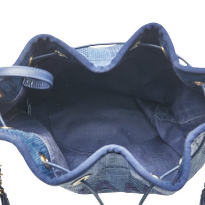 Chanel Deauville Chain Shoulder Bag In Blue