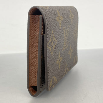 Louis Vuitton Monogram Envelope Carte De Visite Business Card Case M63801 Brown
