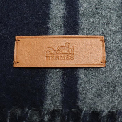 Hermes Tte Coeur Scarf Marine/Anthracite Cine H259141S 03