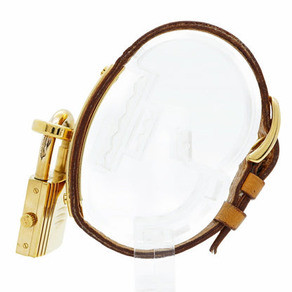 Herms Kelly Watch Ke1201470 Gold Dial