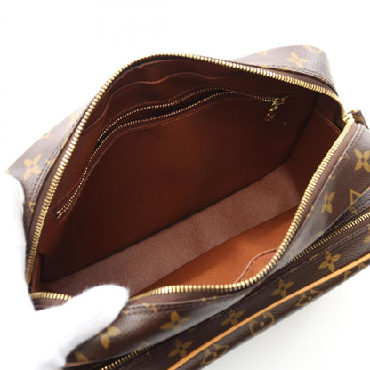 Louis Vuitton Nile Shoulder Bag Coated Canvas Leather Monogram