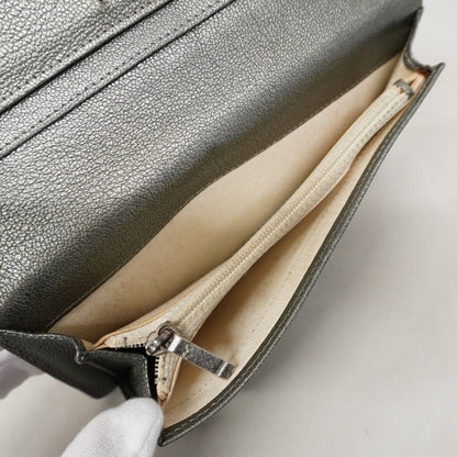 Chanel Long Wallet In Bicolor Caviar Leather