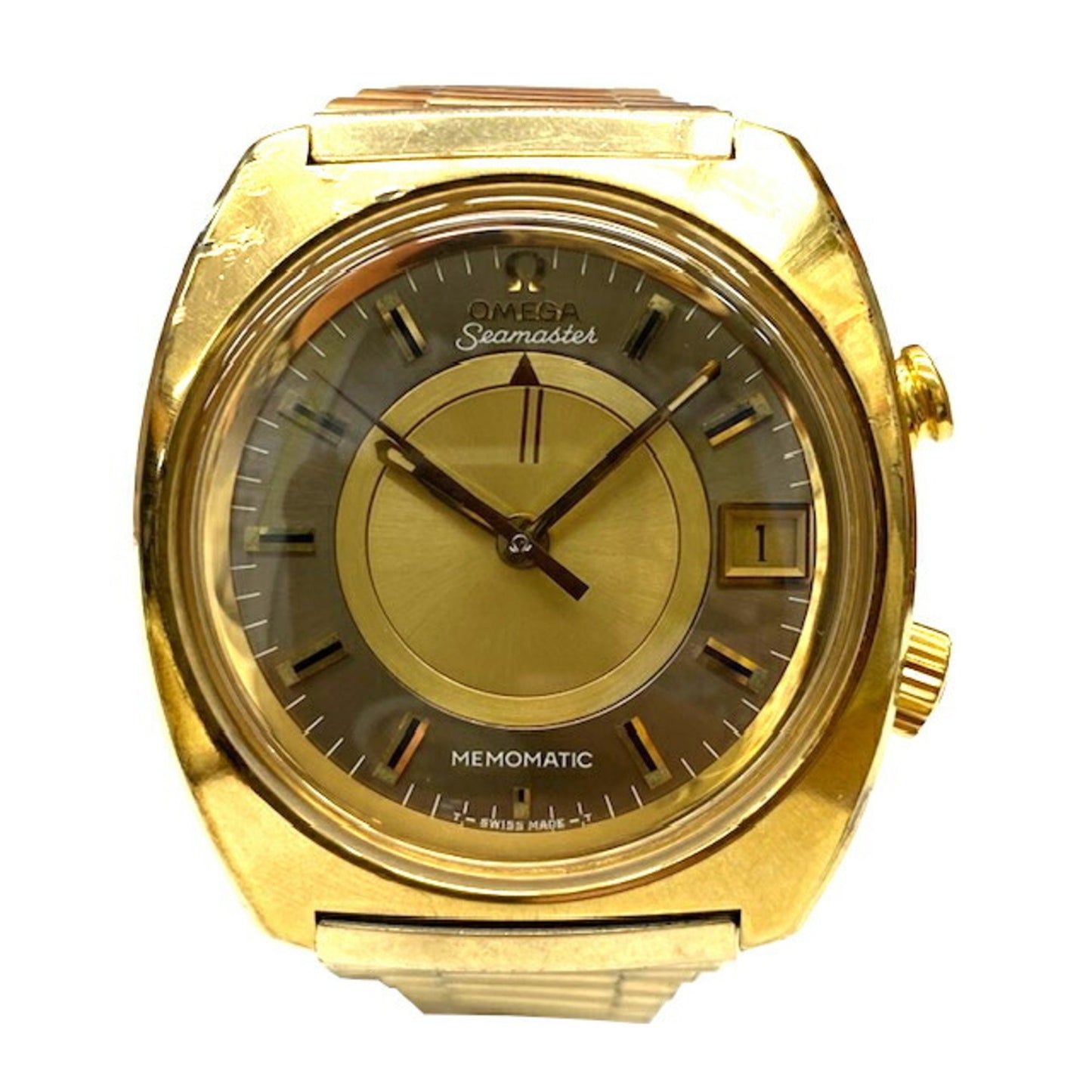 Omega Seamaster Memomatic Ss Gold Plated
