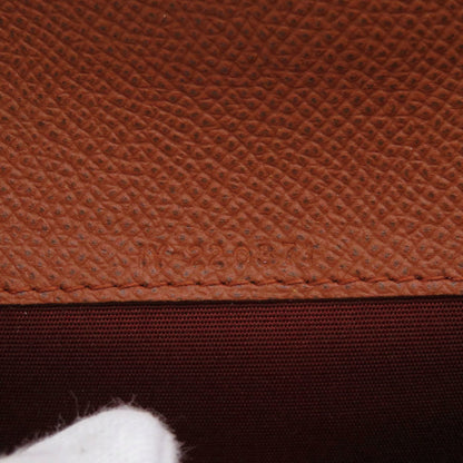 Salvatore Ferragamo Gancini Business Card Holder/Card Case In Calf Leather