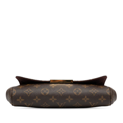 Louis Vuitton Monogram Favorite Mm Handbag/Shoulder Bag 2Way M40718 Brown Leather