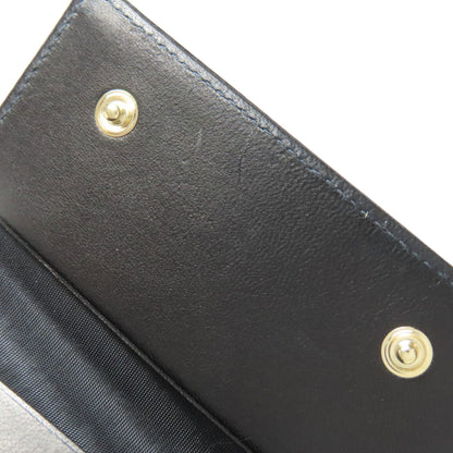 Chanel Coco Mark Gold Hardware Key Case In Grained Calfskin