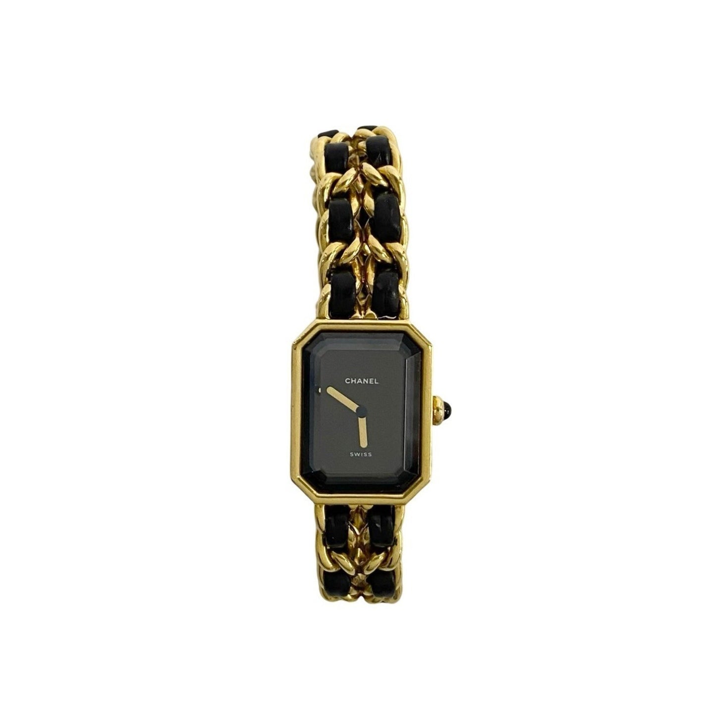 Chanel Premiere L Quartz Stainless Steel Leather Watch For Women