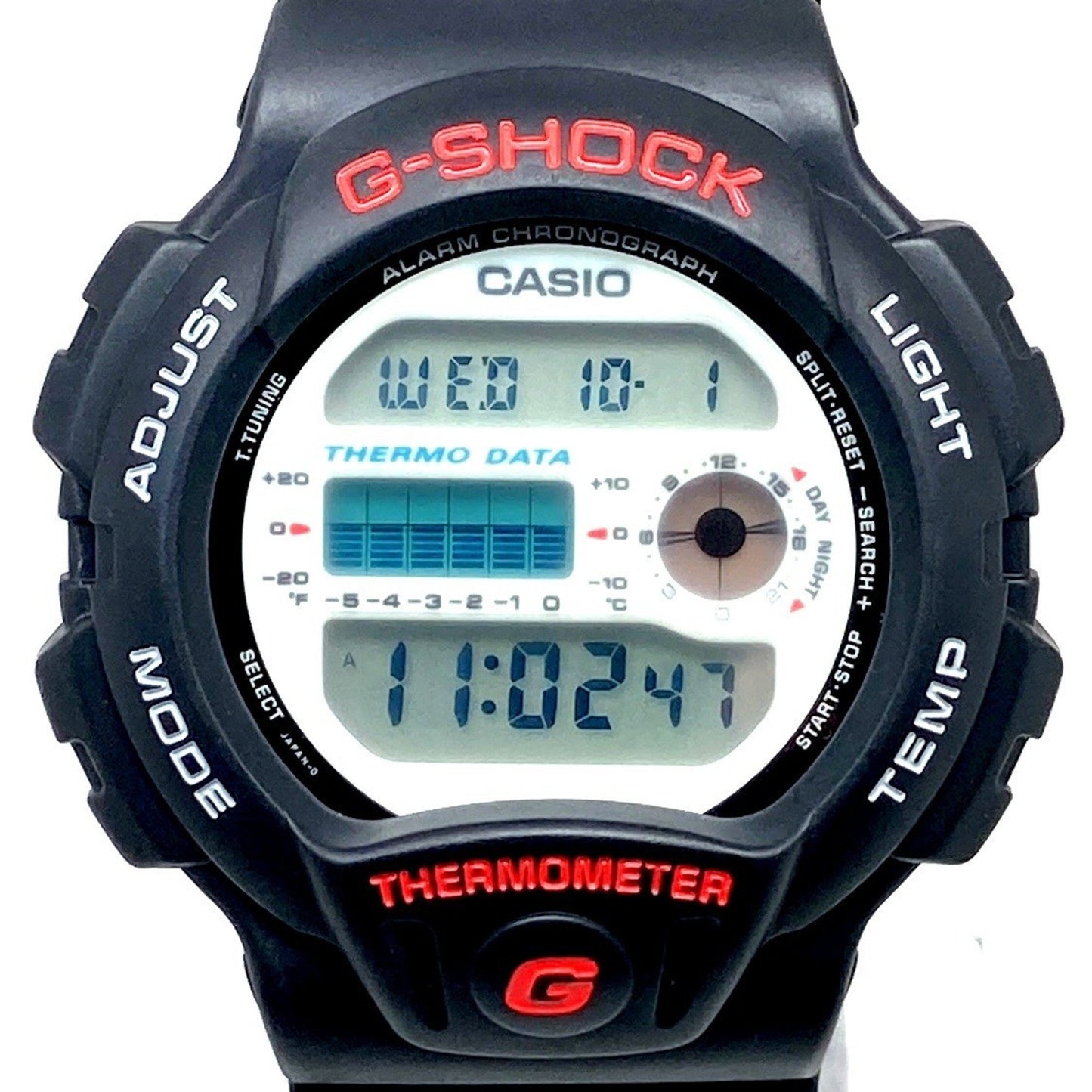 G-Shock Casio Dw-6100-7V Watch M1414 (Overseas Limited Edition) With Temperature Sensor
