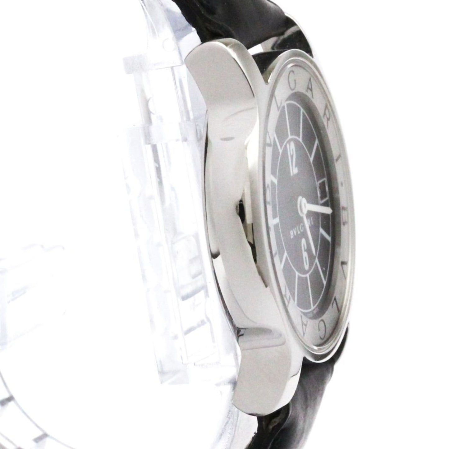 Bvlgari Solotempo Steel Leather Quartz