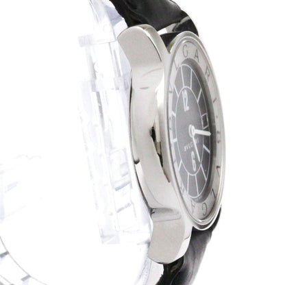 Bvlgari Solotempo Steel Leather Quartz