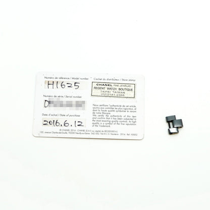 Chanel J12 H1625 Black Dial