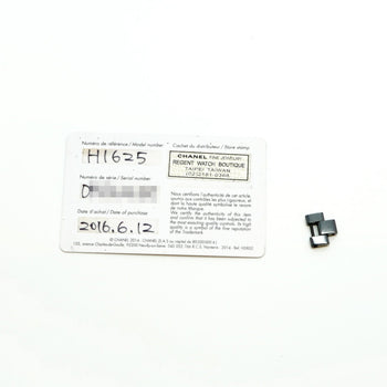 Chanel J12 H1625 Black Dial