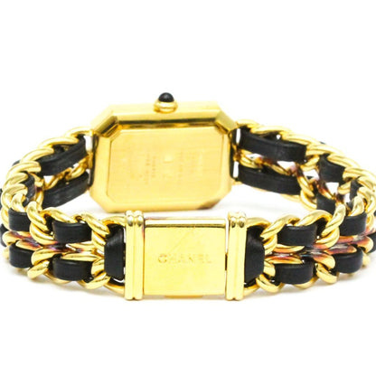 Chanel Premiere Size L Gold Plated Quartz