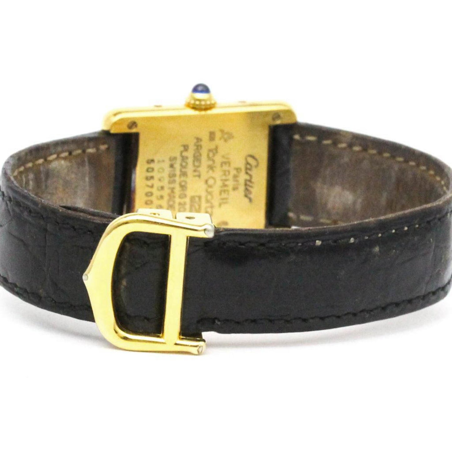 Cartier Must Tank Vermeil Gold Plated Quartz