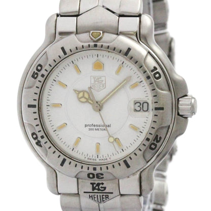 Tag Heuer 6000 Professional Quartz Mind Size Watch Wh1211 Polished