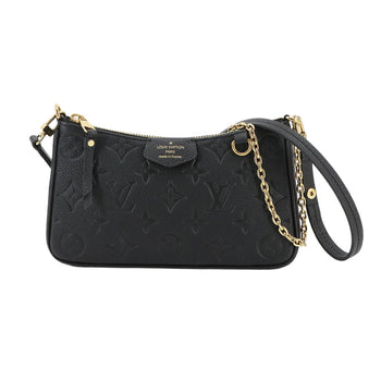 Louis Vuitton Monogram Empreinte Easy Pouch 2-Way Shoulder Bag In Leather Noir (M80349)