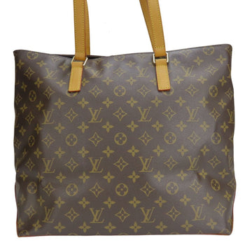 Louis Vuitton Tote Bag Cabas Maison M51151 Monogram Tanned Leather Brown