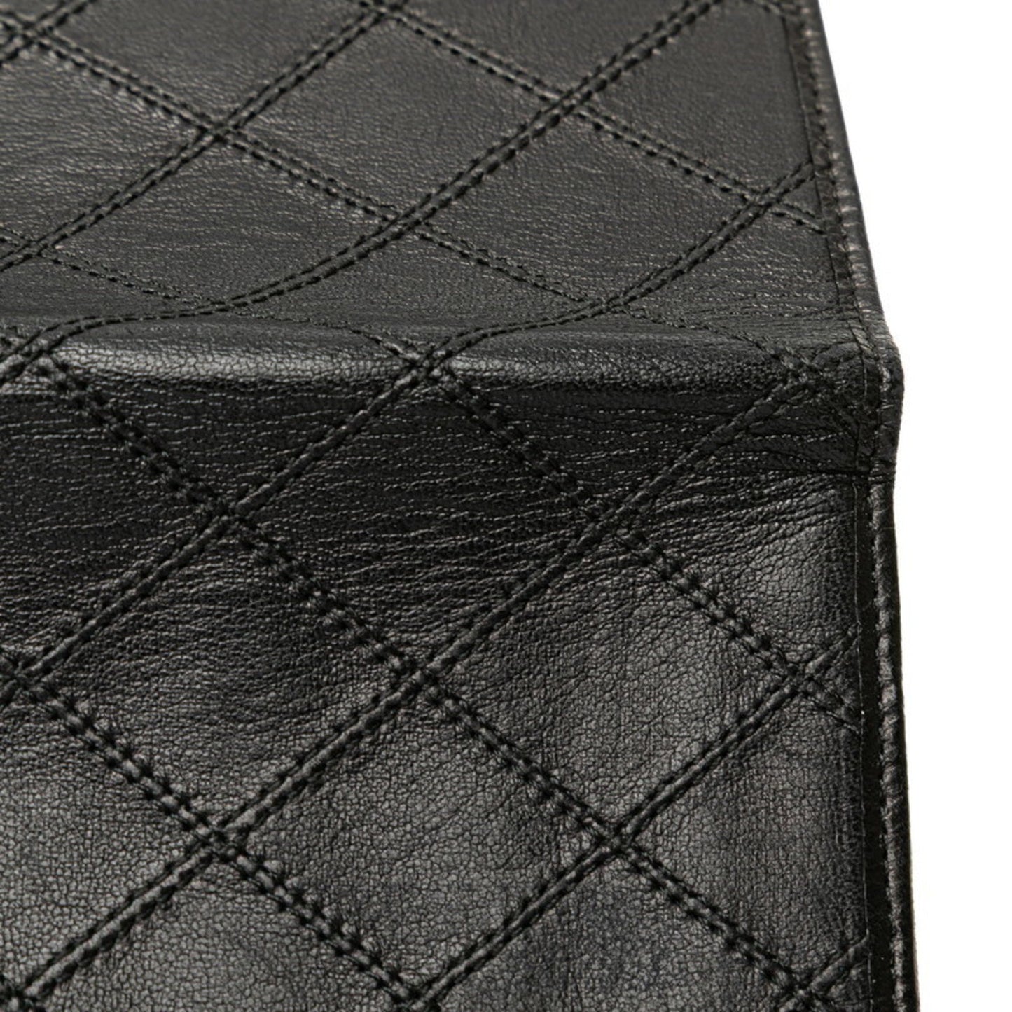 Chanel Bicolore Billfold Long Wallet In Black Lambskin