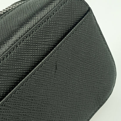 Prada Prada Shoulder Pouch Saffiano Mini 2Tt105 Black Leather