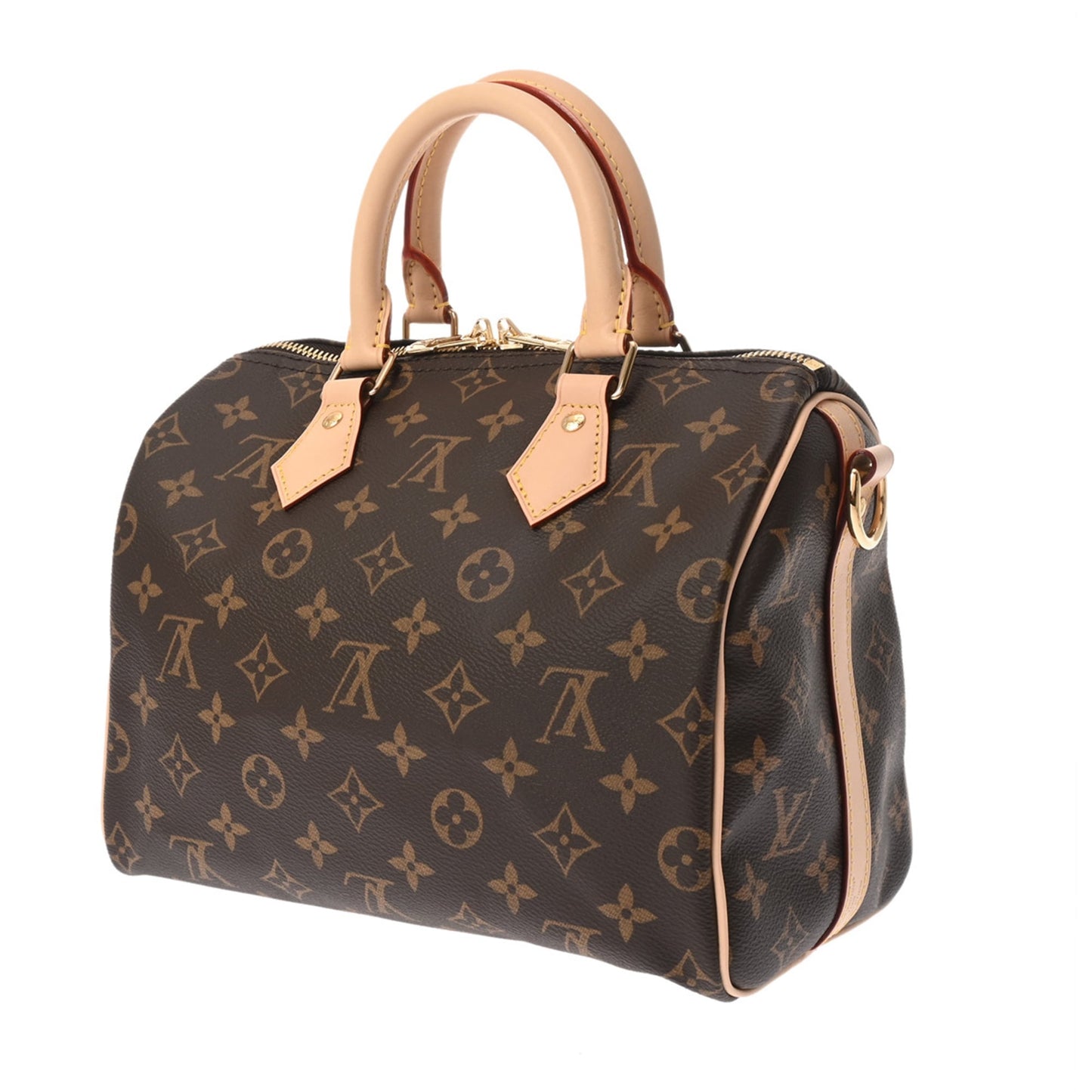 Louis Vuitton Monogram Speedy Bandouliere 25 Brown M46977