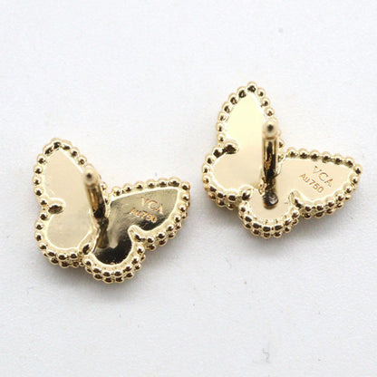 Van Cleef & Arpels Sweet Papillon Mother-Of-Pearl Earrings