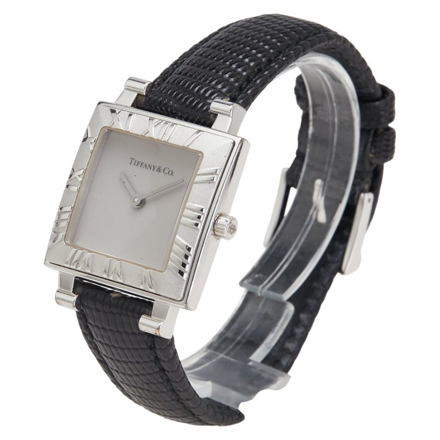 Tiffany & Co. Atlas Quartz Watch With Silver Dial