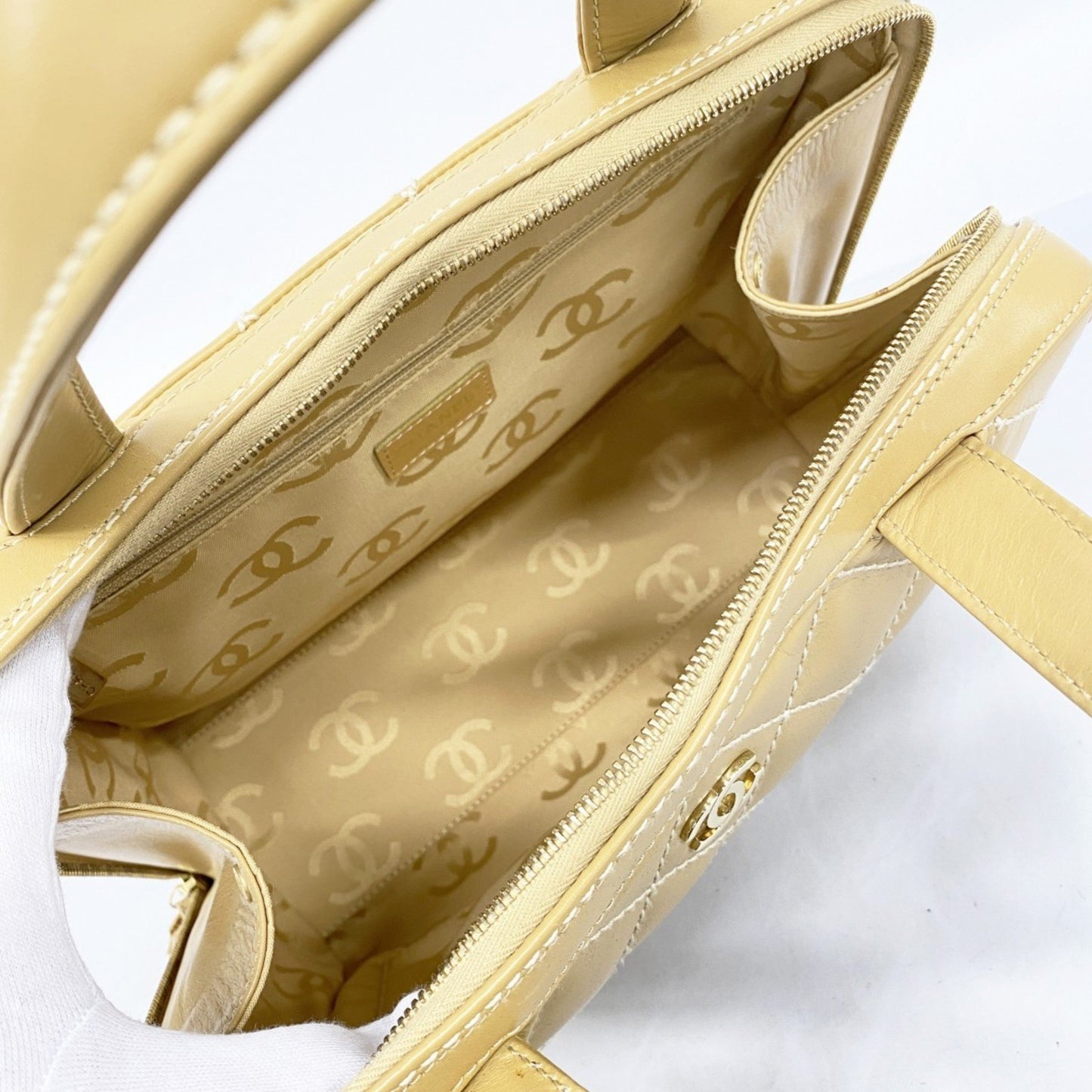 Chanel Tote Bag In Wild Stitch Lambskin