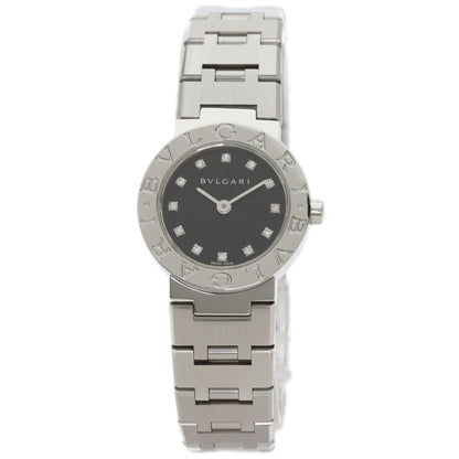 Bvlgari Bb23Ss/12 12P Diamond Watch Stainless Steel/Ss