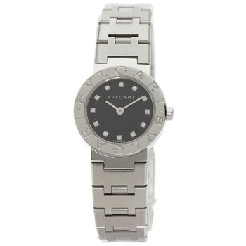 Bvlgari Bb23Ss/12 12P Diamond Watch Stainless Steel/Ss