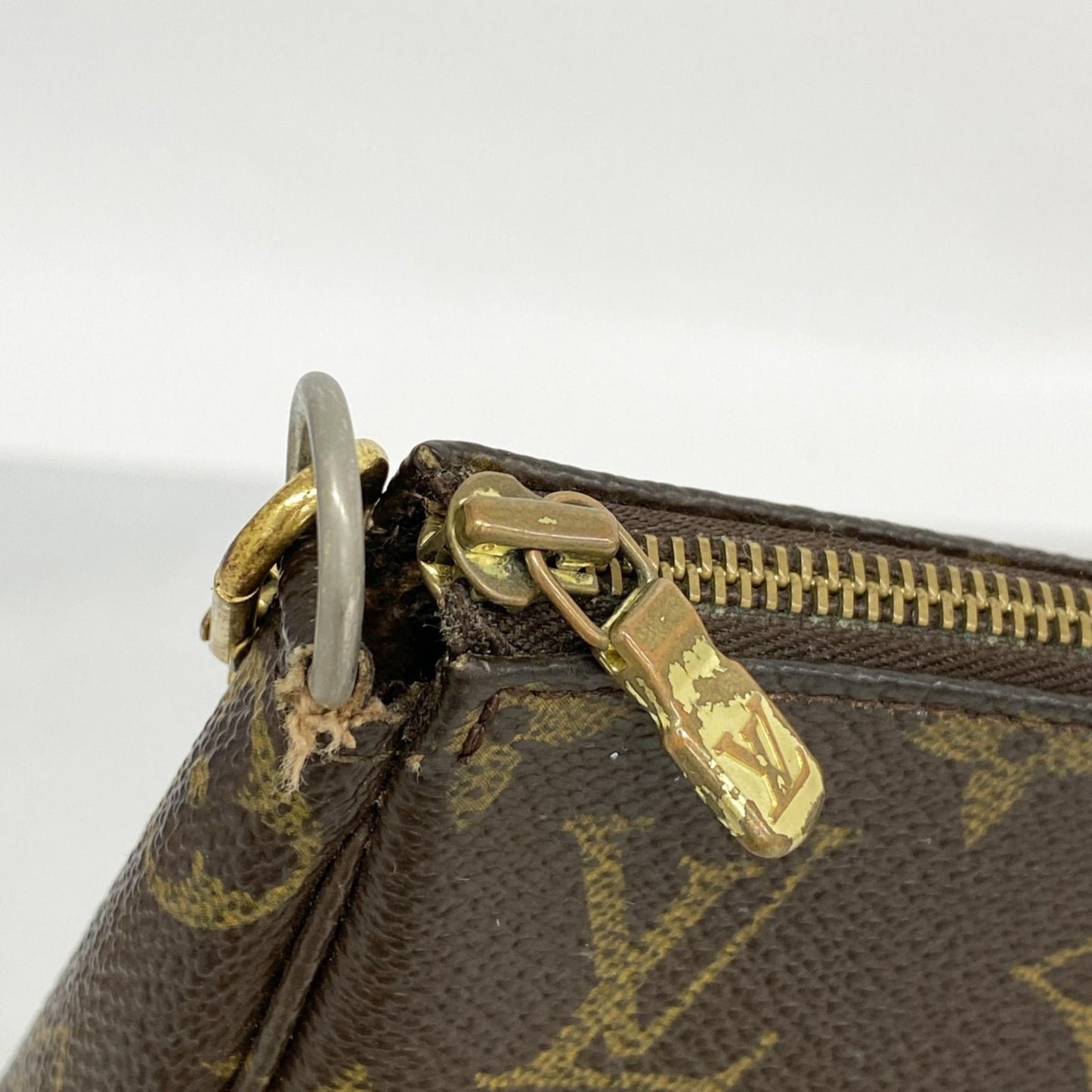 Louis Vuitton Monogram Pochette Accessoires M51980 Brown