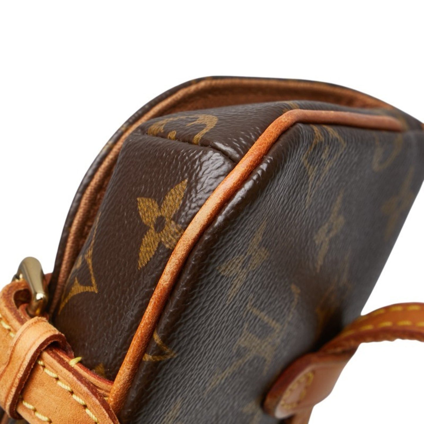Louis Vuitton Monogram Pochette Marel Waist Bag Body M51159 Brown Pvc Leather