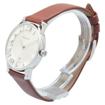 Tiffany & Co. Atlas Dome Date Quartz Watch With Silver Dial