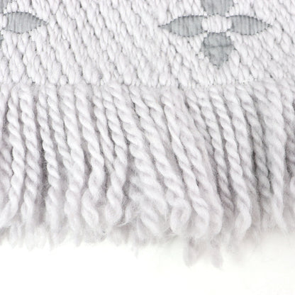 Louis Vuitton M74742 Echarpe Logomania Wool And Silk Monogram Fringe Scarf