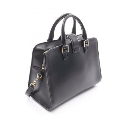 Yves Saint Laurent Saint Laurent Paris Monogram Baby Cabas Handbag In Black Leather